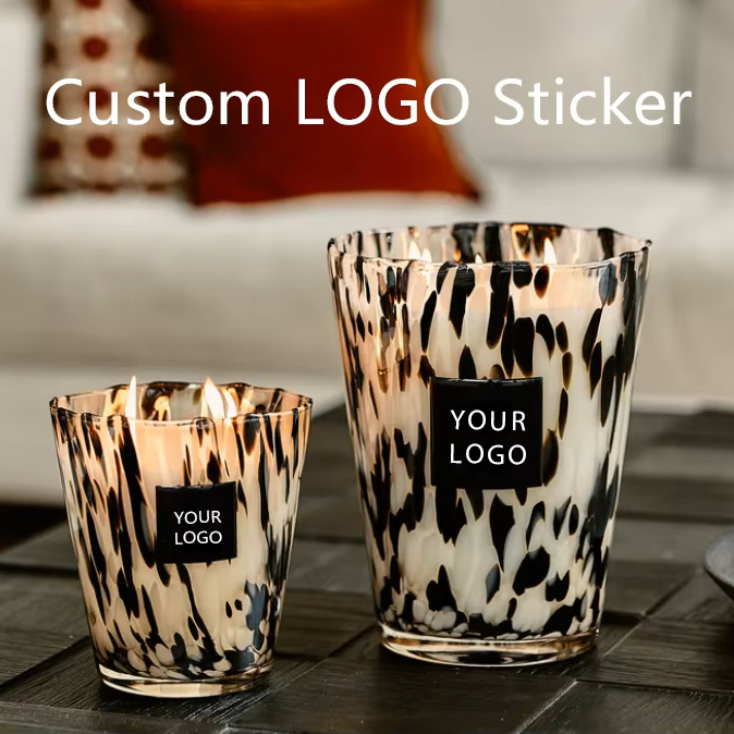 Personalised Candle Label - Naklejki z żywicy epoksydowej z własnym