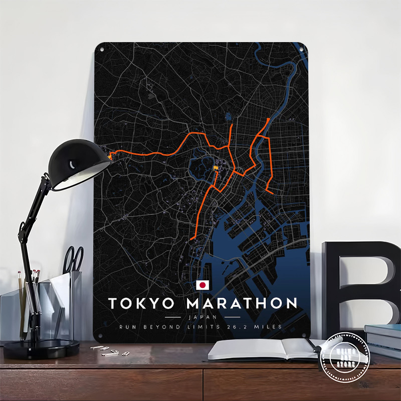 Mapa trasy Maratonu Tokijskieg – Custom Map Poster recenzja i cena