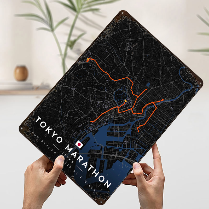 Mapa trasy Maratonu Tokijskieg – Custom Map Poster recenzja i cena