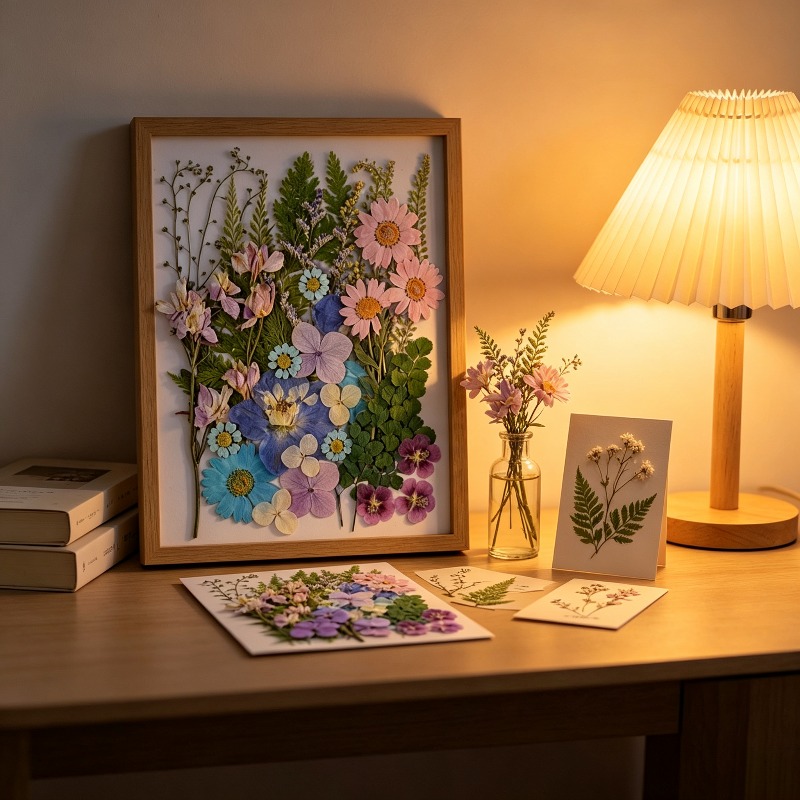 Zestaw zmielonych, suszonych k – Dried Flower Bookmark recenzja i cena